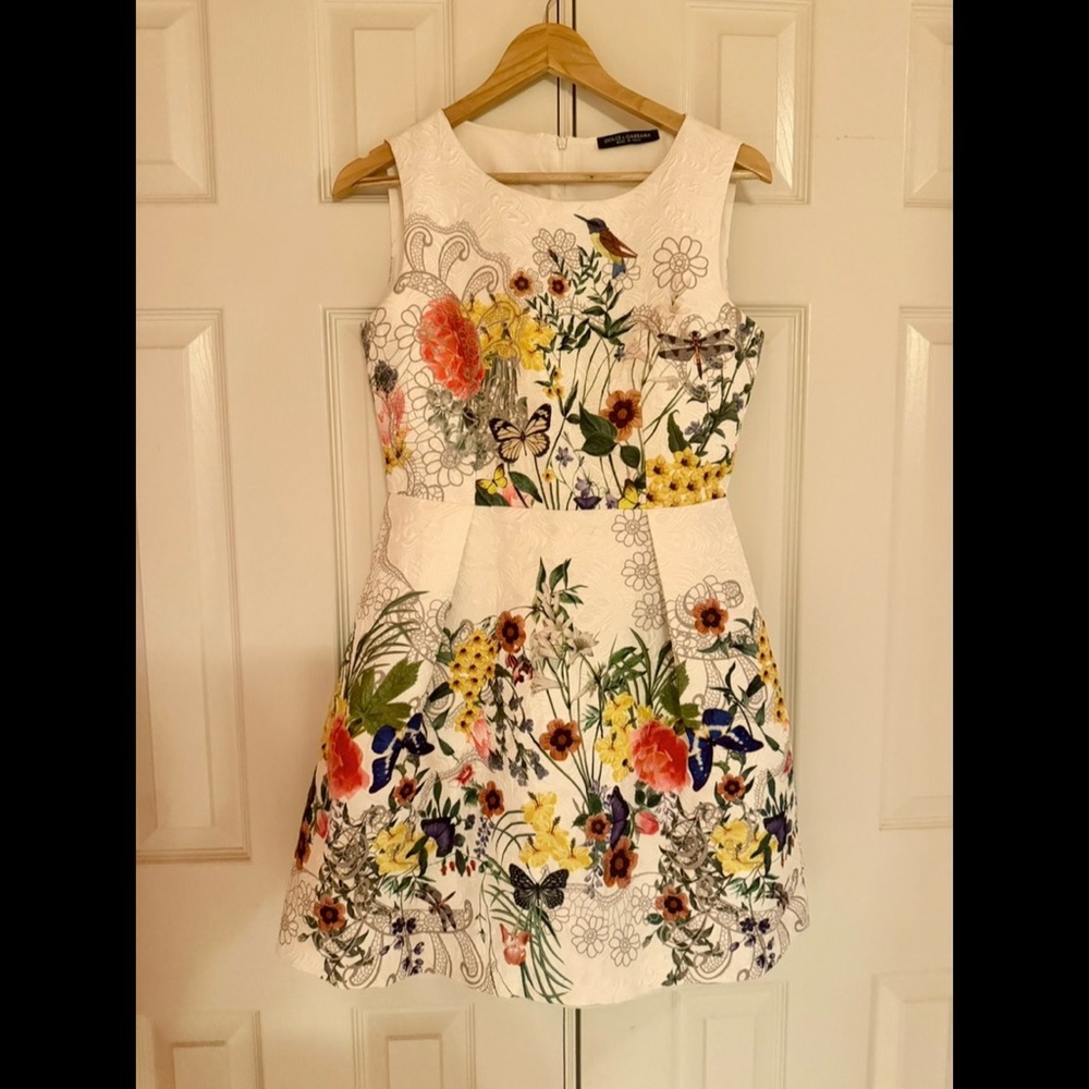 Gorgeous Classic Dolce and Gabbana Floral Jacquard Dress